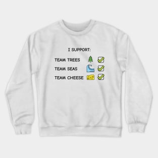 Nature and Cheese lover Crewneck Sweatshirt